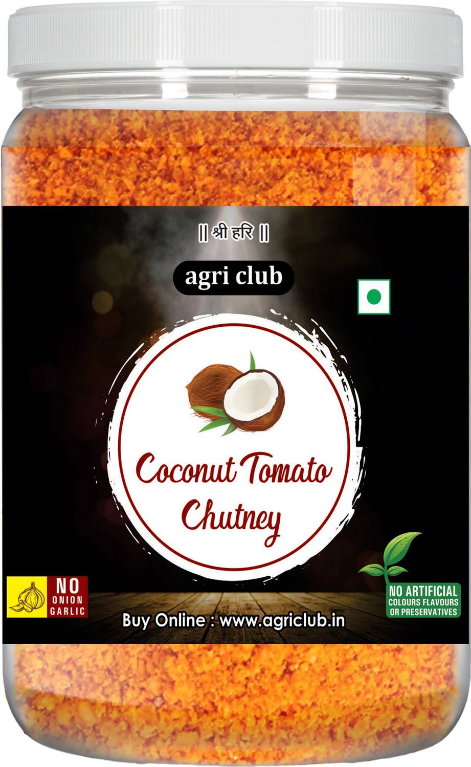 AGRI CLUB Ready Mix Coconut Tomato Chutney 200gm/7.05oz 200 g