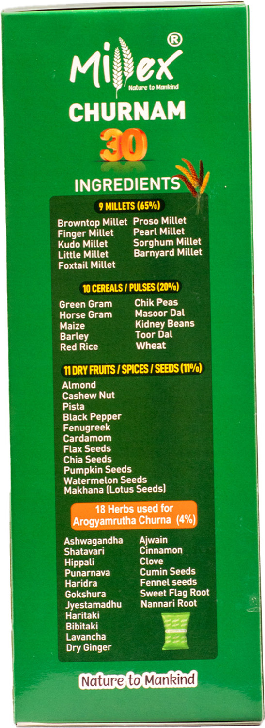 Image of Millex Millet Health Drink Mix With Churnam|30 Natural Nutritions & 18 Herbs 800 g