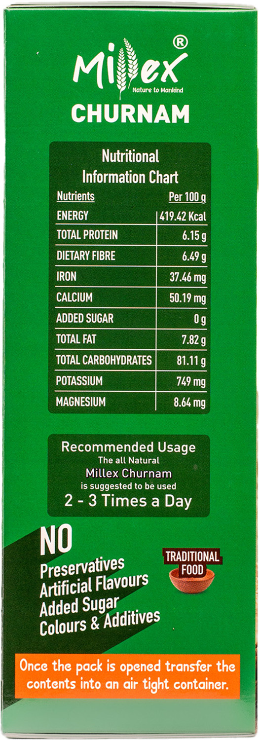 Image of Millex Millet Health Drink Mix With Churnam|30 Natural Nutritions & 18 Herbs 800 g