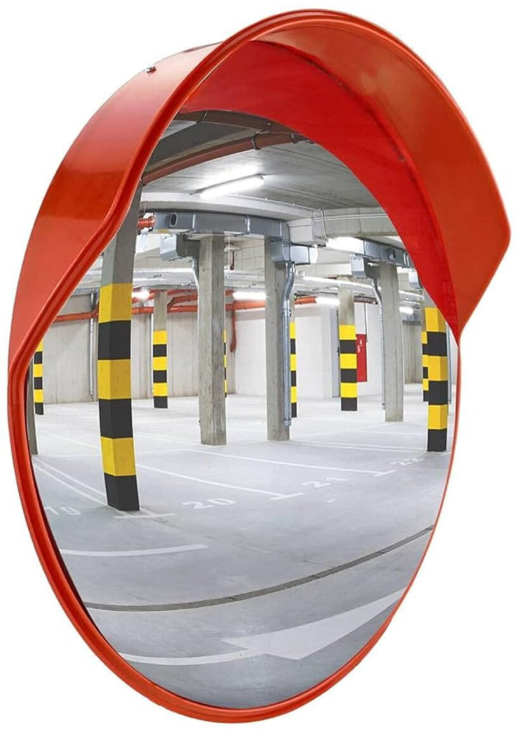 Image of Spotview Unbreakable Convex Mirror For Road Safety, Traffic Security 32 Inch Rearview Radar Mirror