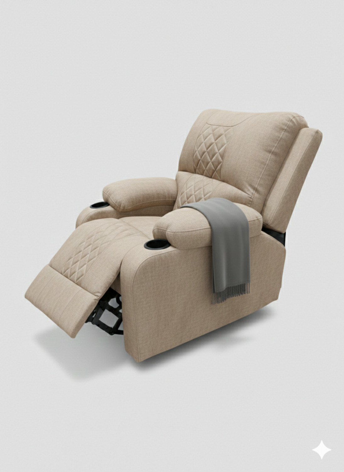 Image of Flipkart Perfect Homes Fabric Manual Recliner