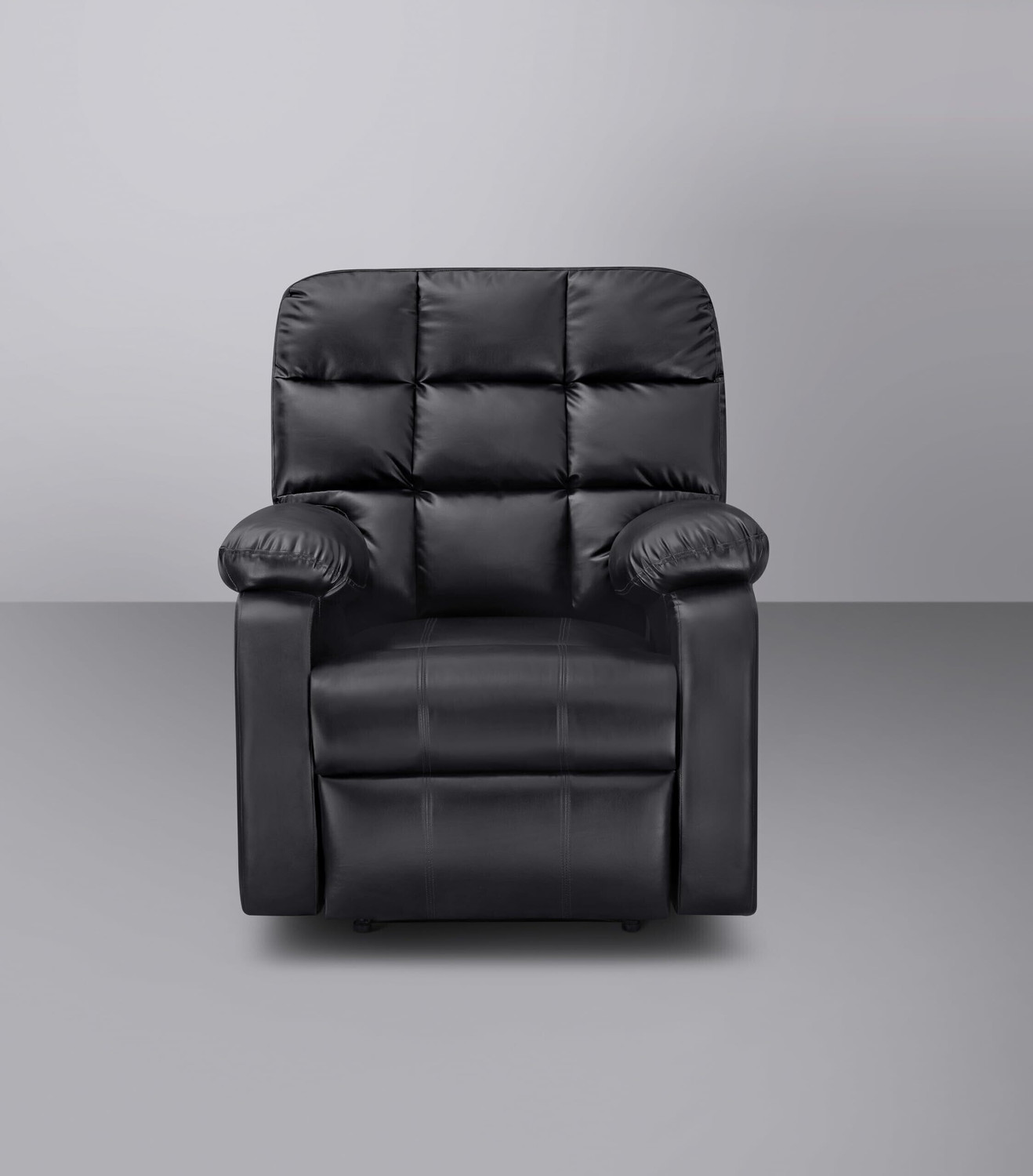 Image of Sleepyhead RX5 Designed by Duroflex - Single Seater Durable Spring Support Leatherette Manual Recliner