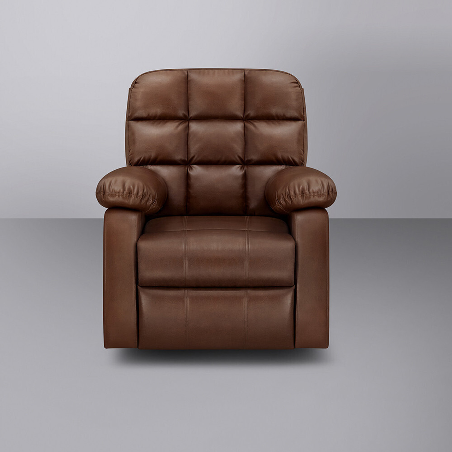 Image of Sleepyhead RX5 Designed by Duroflex - Single Seater Durable Spring Support Leatherette Manual Recliner (Finish Color - Glossy Sandy Swag, DIY(Do-It-Yourself))