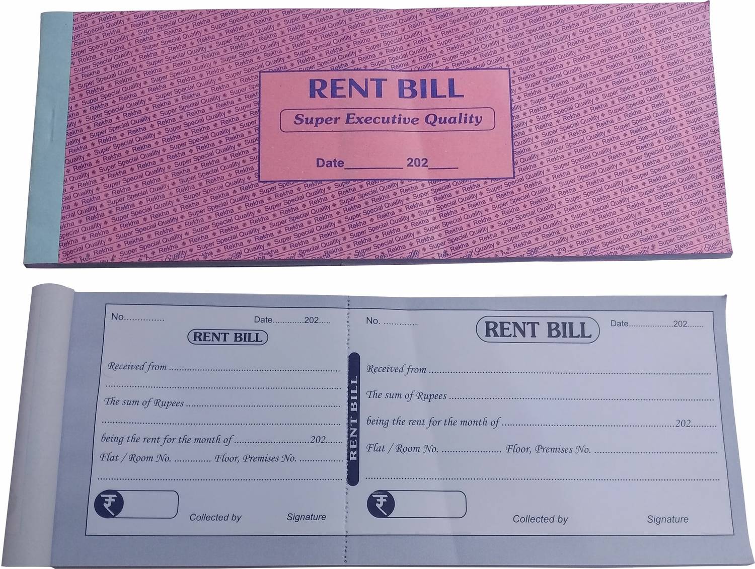Accounts Rent Bill Book Special Quality 50 Pages 50 Sheets(Pack of 2) Special Qt 2-Part Rent Bill Book