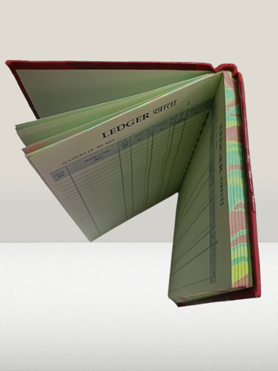 Image of Preha The Smart Choice Ladger Register - Register Size - 33.5 x 21 cm Ledger Paper - Half Canvas Bound with Rexine Cover (310 Pages) 1-Part Record Keeping Books