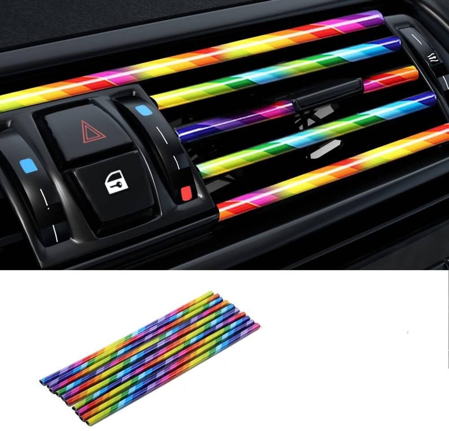 Akl 5MM-5M-RBT-AC10 5 mm x 5 m rainbow Reflective Tape