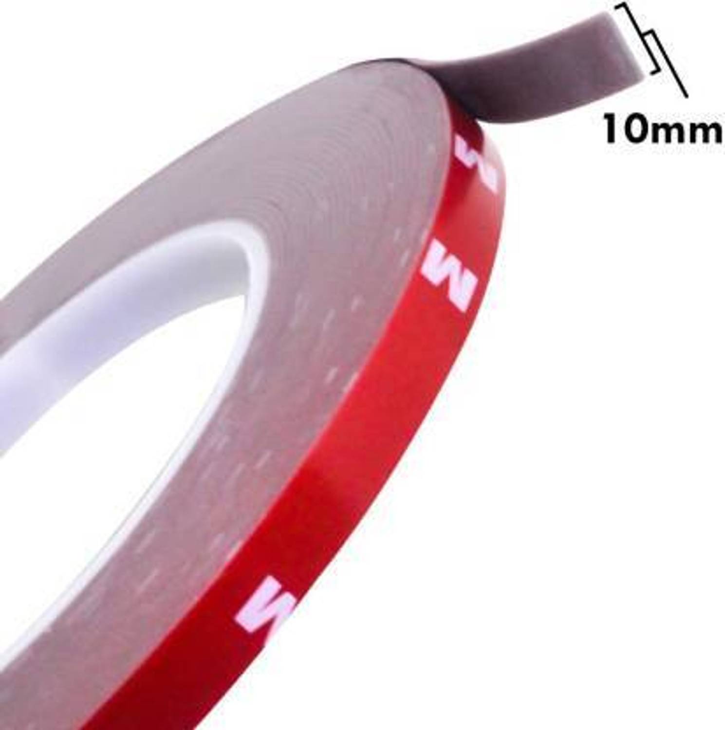 ZULUSTYL Tape with 1 mm Thickness, 12 mm 12 mm x 10 m-Red Reflective Tape-03 12 mm x 10 m Red Reflective Tape