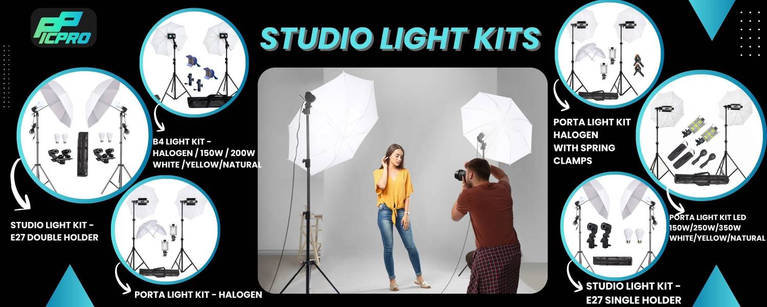 PICPRO Porta Light with 9ft Stand, White - Image 4