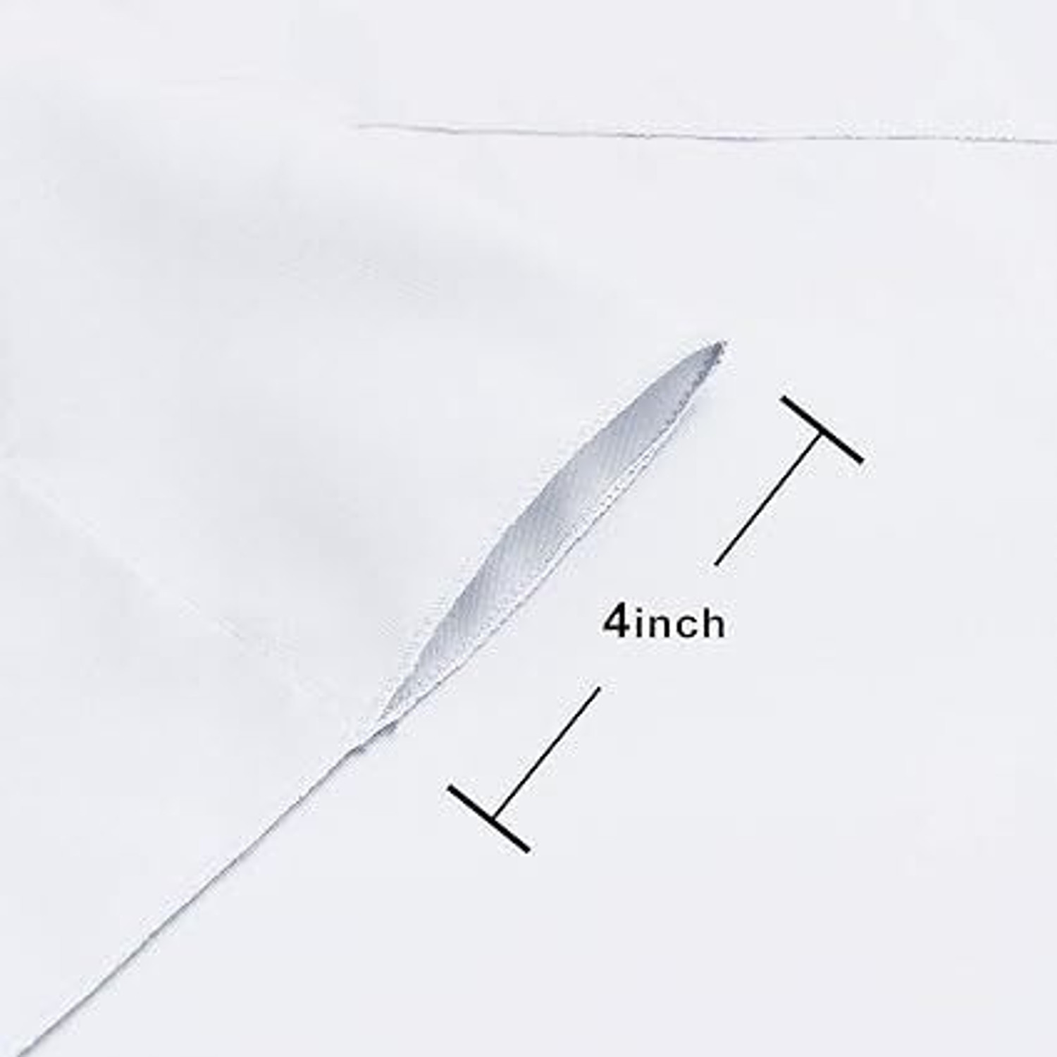 Image of Stookin White Backdrop Curtain for Parties Background Curtains 4x10 2 penal Reflector