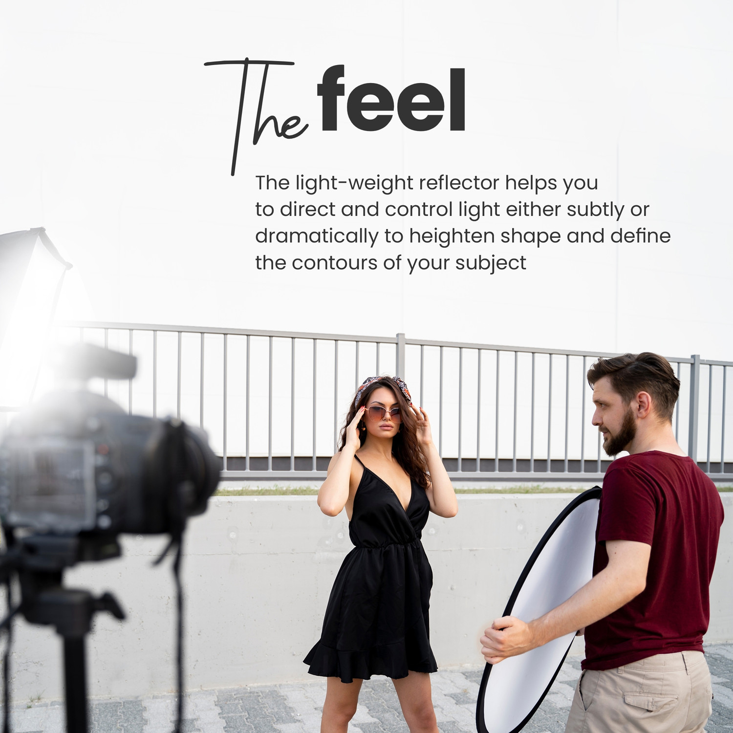 Image of DIGITEK 47-inch 5 in 1 Reflector Collapsible Multi-Disc Light with Bag Reflector