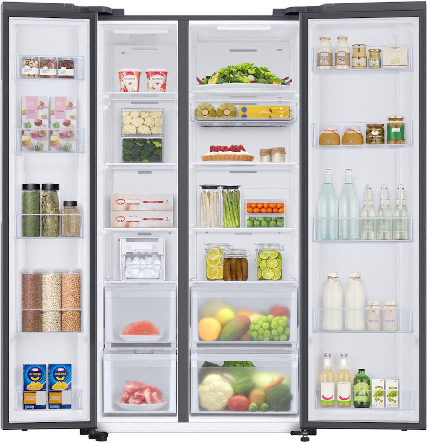 Image of Samsung 653 L Frost Free Side by Side 3 Star Convertible Refrigerator