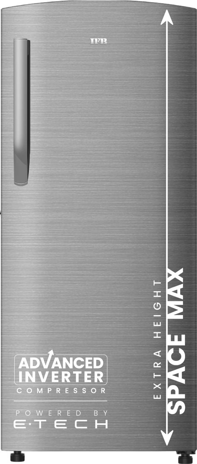 IFB 206 L Direct Cool Single Door 5 Star Refrigerator with Powered by E-Tech, Extraordinary Storage, Quadra Crisper with Humidity Controller, Advanced Inverter Compressor