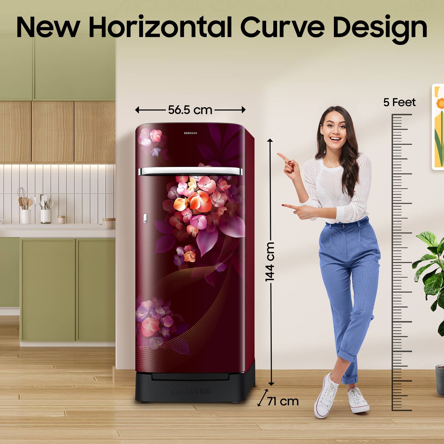Samsung 215L Direct Cool Single Door 5 Star Refrigerator - Image 2