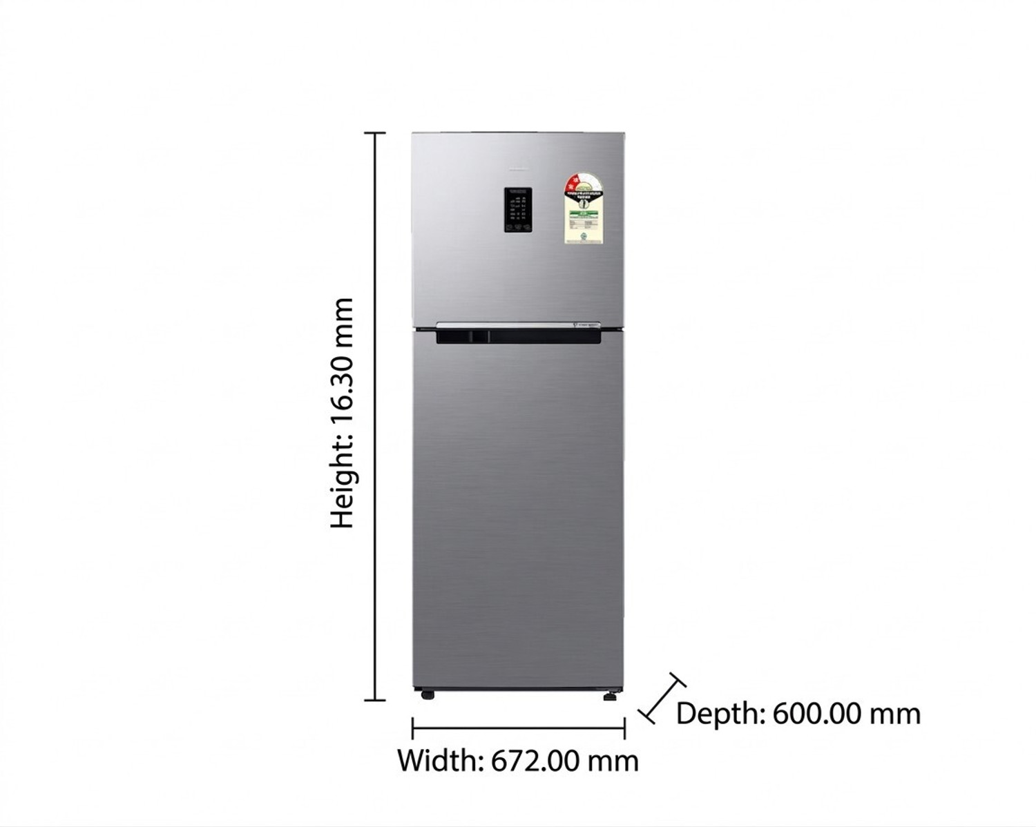 Image of Samsung 301 L Frost Free Double Door 2 Star Convertible Refrigerator
