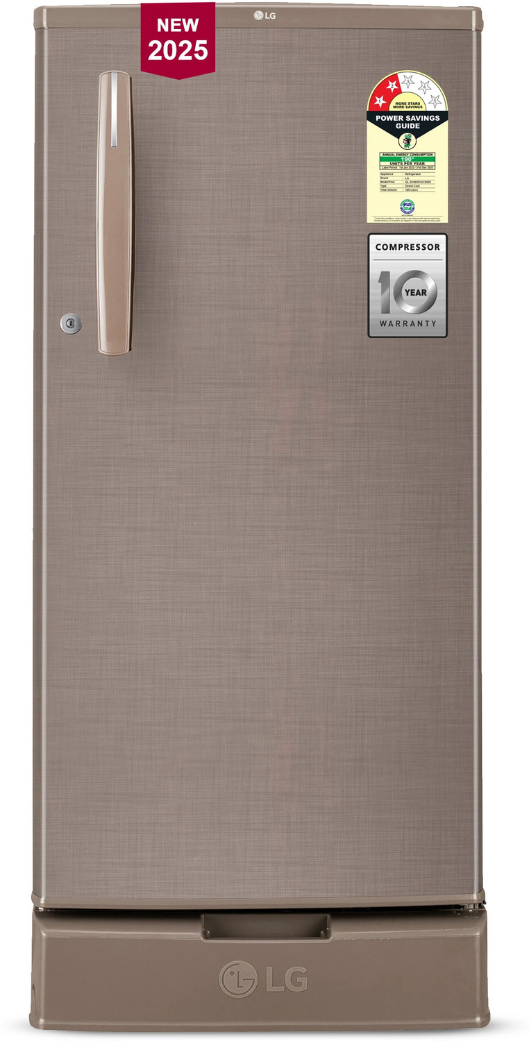 Image of LG 185 L Direct Cool Single Door 2 Star Refrigerator with Base Drawer