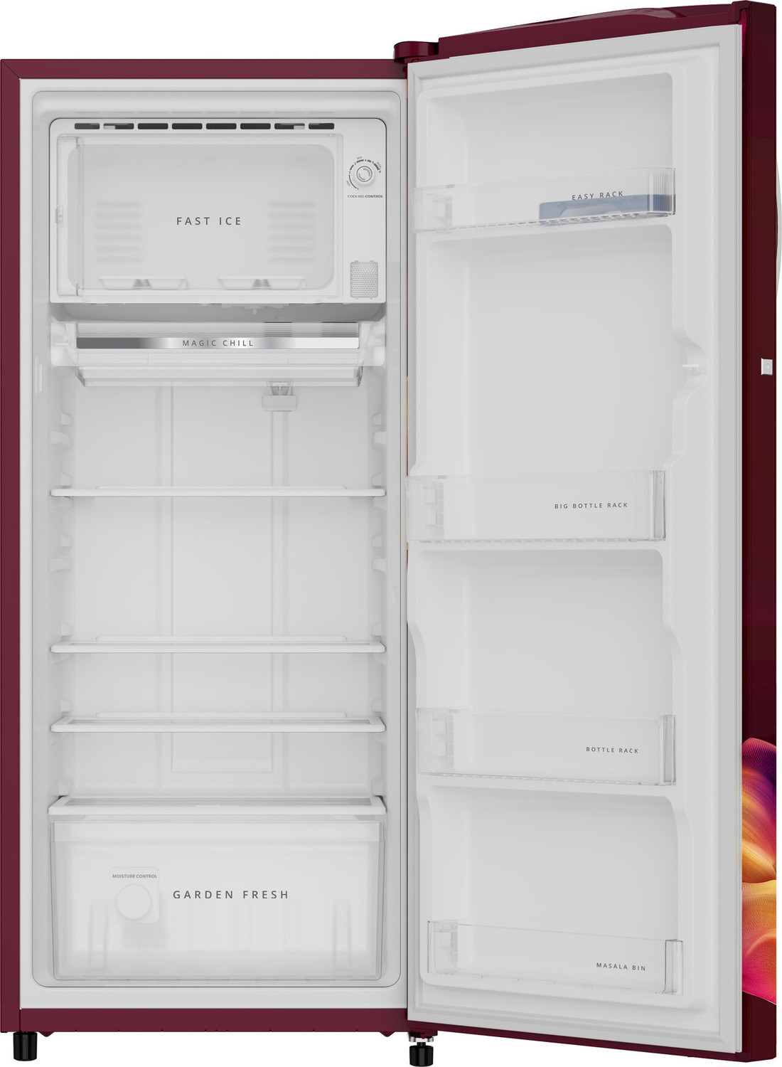 Image of Whirlpool 207 L Direct Cool Single Door 3 Star Refrigerator
