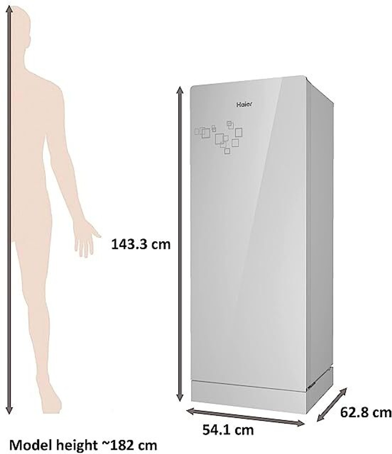 Image of Haier 215 L Direct Cool Single Door 3 Star Refrigerator with Base Drawer