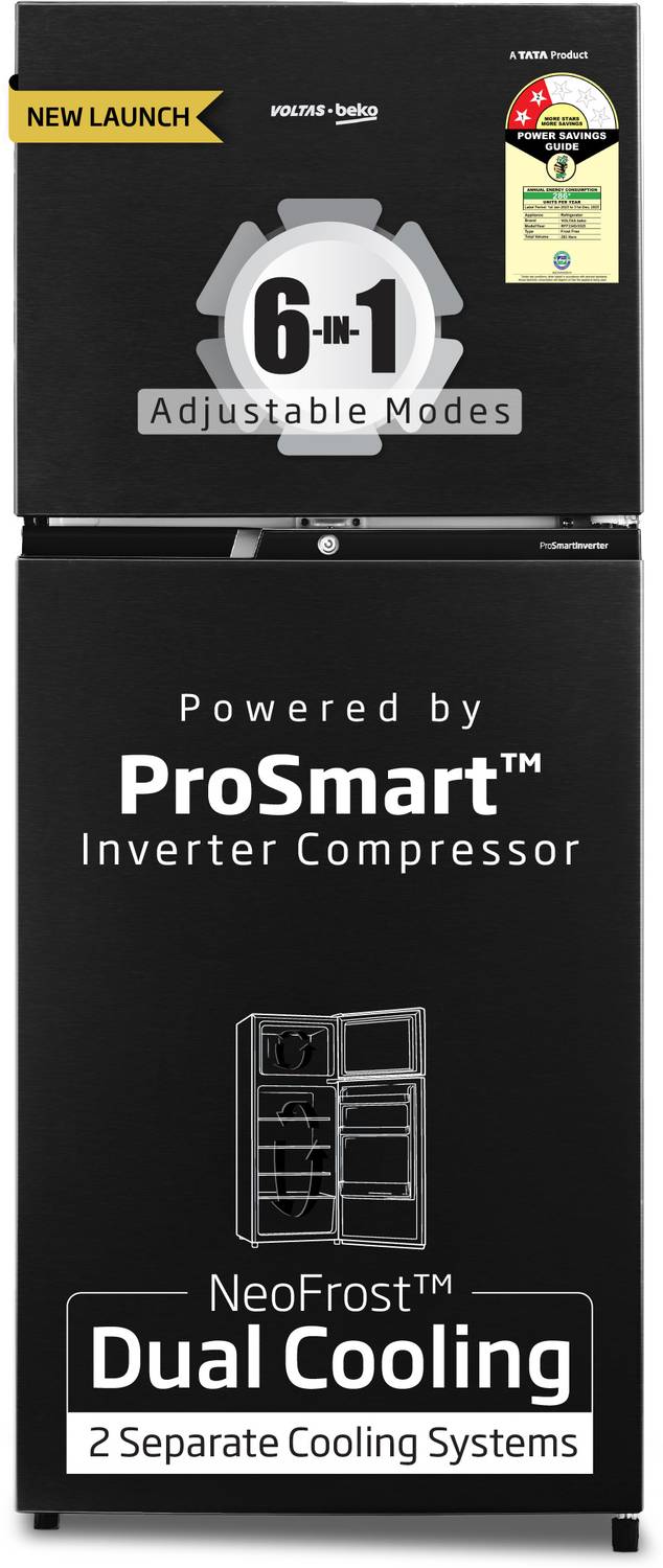 Voltas Beko 283 L Frost Free Double Door 2 Star Refrigerator Online at Best Price in India | Flipkart.com