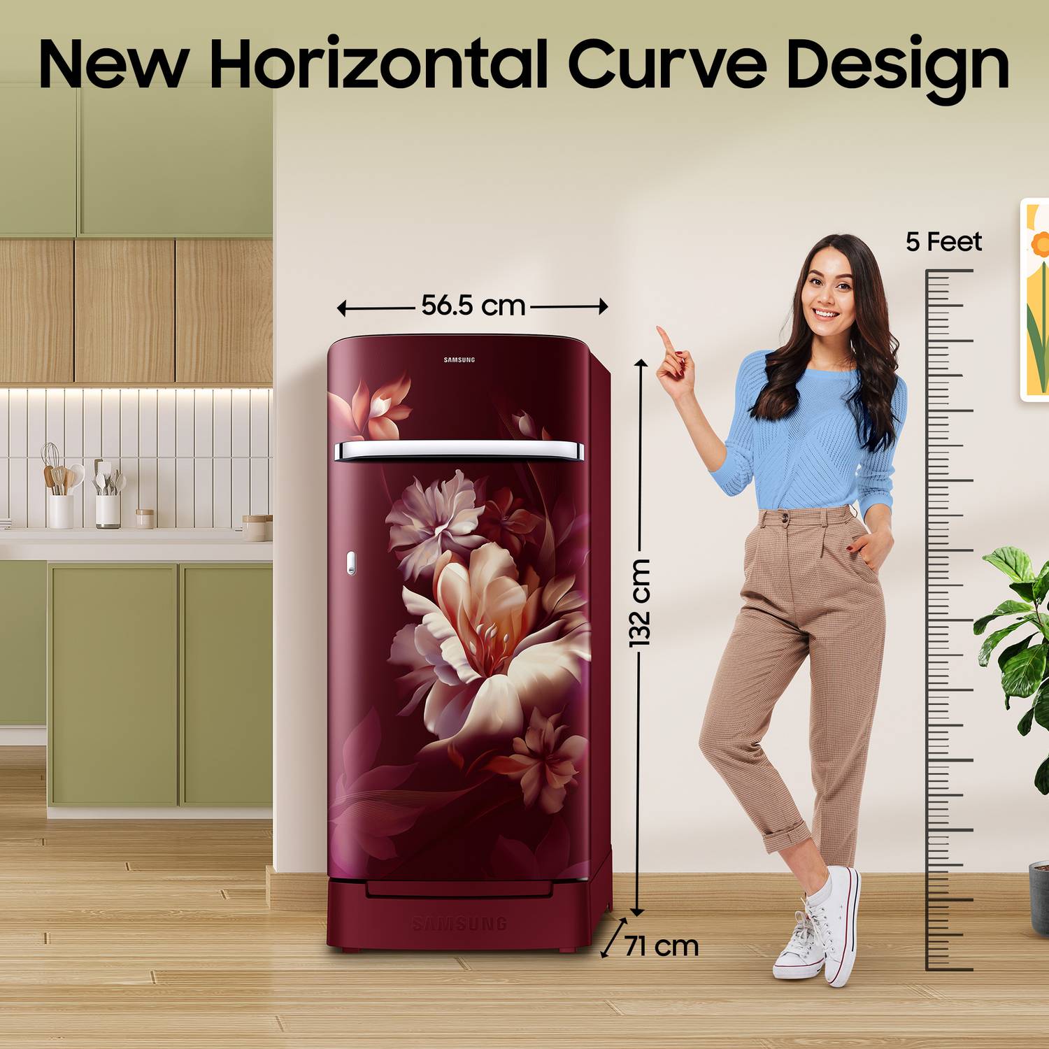 Samsung 189L Direct Cool Single Door 5 Star Refrigerator - Image 2
