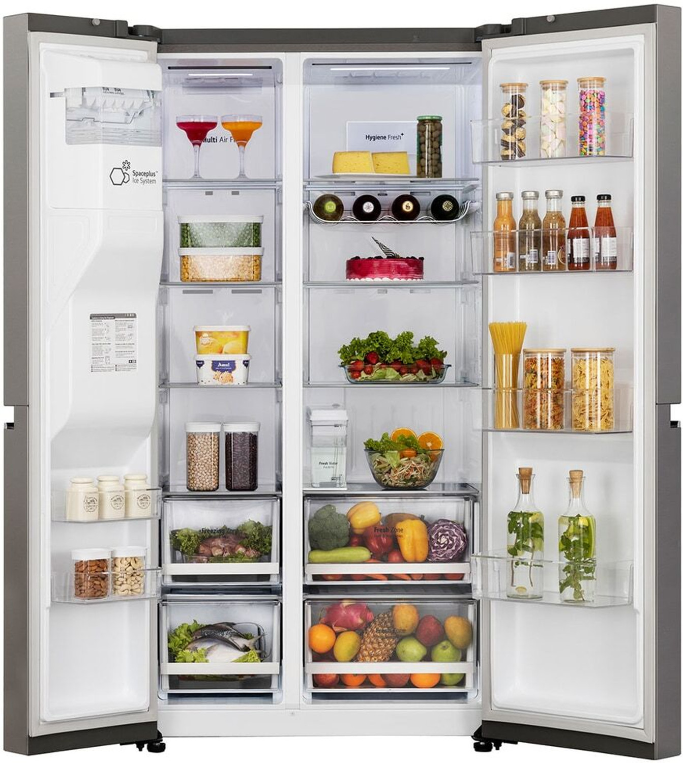 Image of LG 630 L Frost Free Side by Side 3 Star Convertible Refrigerator