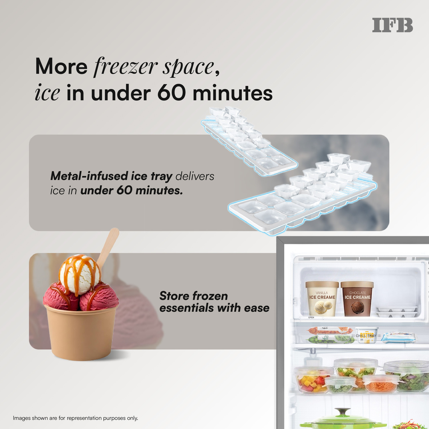 Image of IFB 197 L Direct Cool Single Door 5 Star Refrigerator with 30 Hrs Cooling Retention, Big Vegetable Box with Humidity Controller (25 Days Fresh), XL Bottle Bin, Advanced Inverter Compressor & 4 Year Super Warranty
