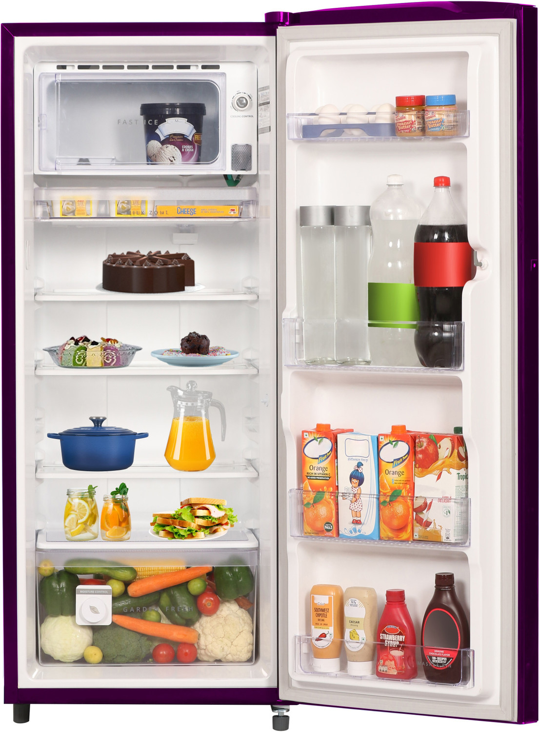 Image of Whirlpool 207 L Direct Cool Single Door 3 Star Refrigerator