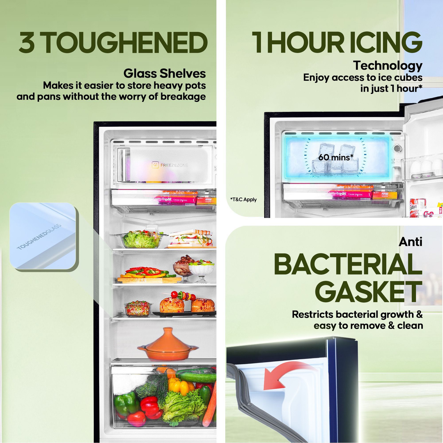 Image of Haier 190 L Direct Cool Single Door 4 Star Refrigerator with Base Drawer with Large Storage Space1 Hour Icing Technology