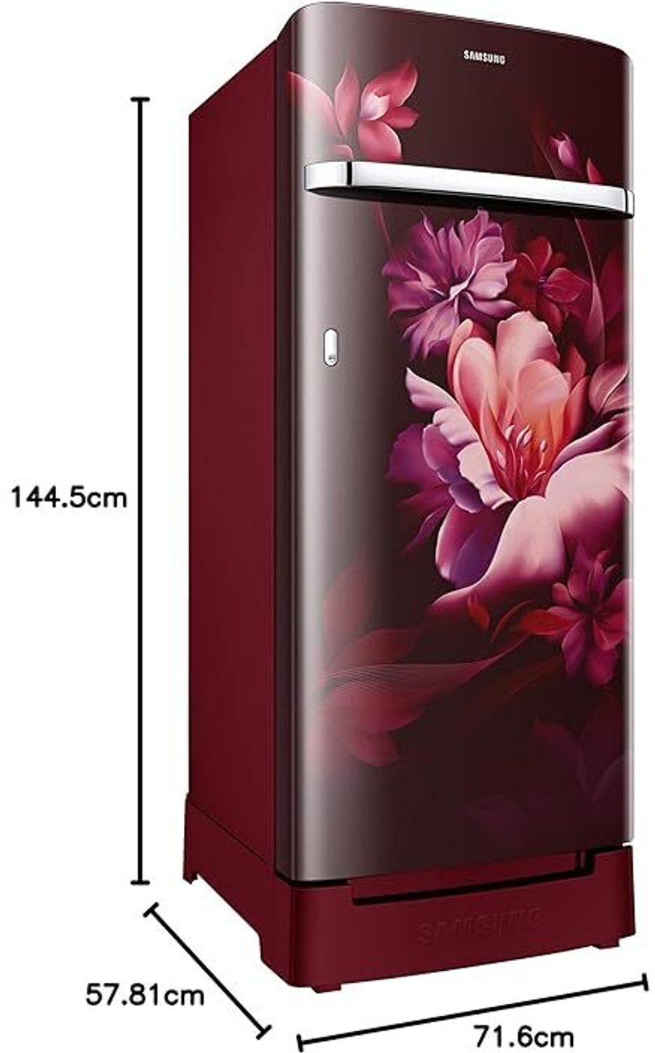 Image of Samsung 215 L Direct Cool Single Door 5 Star Refrigerator with Base Drawer