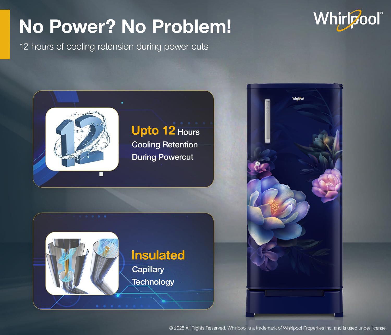 Image of Whirlpool 184 L Direct Cool Single Door 5 Star Refrigerator
