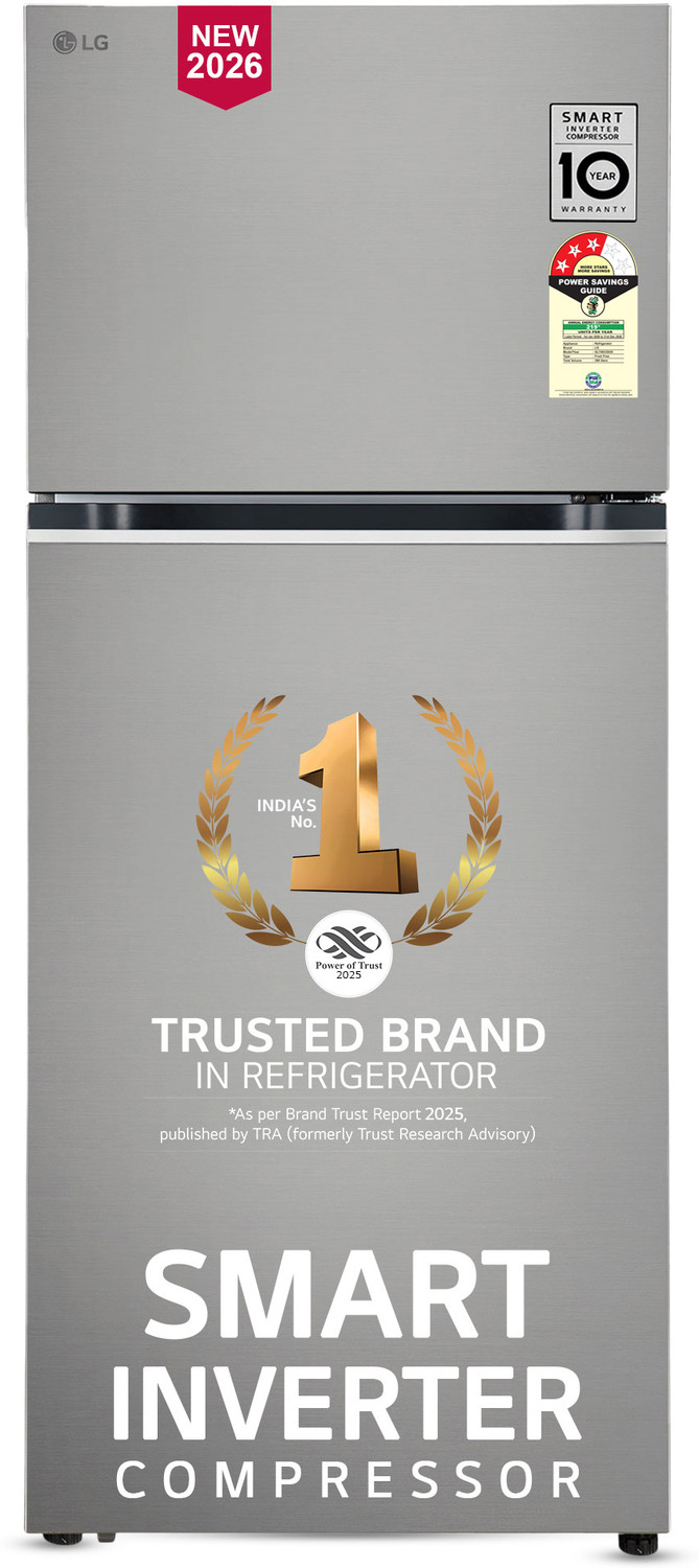 Image of LG 398 L Frost Free Double Door 3 Star Convertible Refrigerator with Smart Inverter, Wi-Fi Enabled, Multi Air Flow Cooling, Express Freeze, Convertible, diagnosis, Deodorizer & 2026 Model