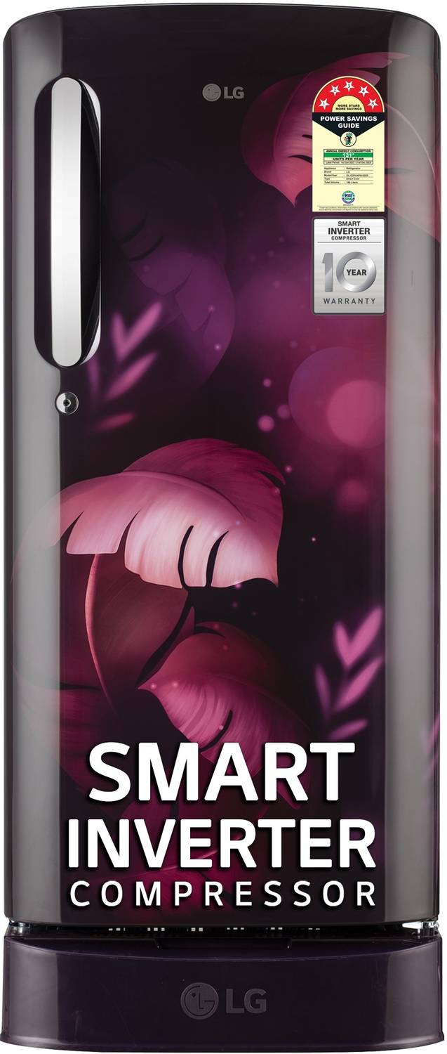 LG 185 L Direct Cool Single Door 5 Star Refrigerator with Base Drawer with with Smart Inverter Compressor, Moist 'N' Fresh Online at Best Price in India | Flipkart.com