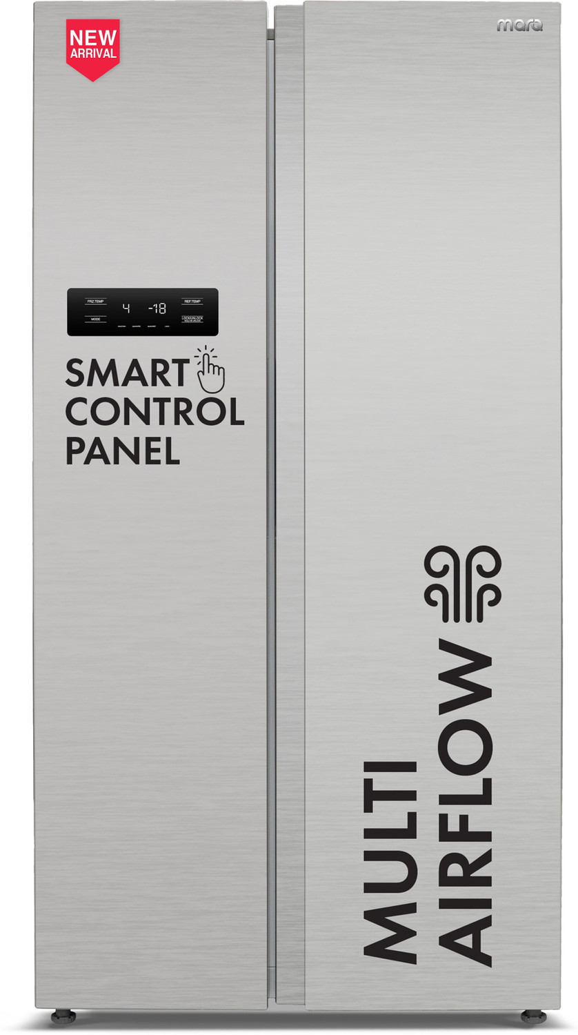 Image of MarQ by Flipkart 584 L Frost Free Side by Side Refrigerator with Smart Control Panel, Fresh Lock and Multi Airflow Technology