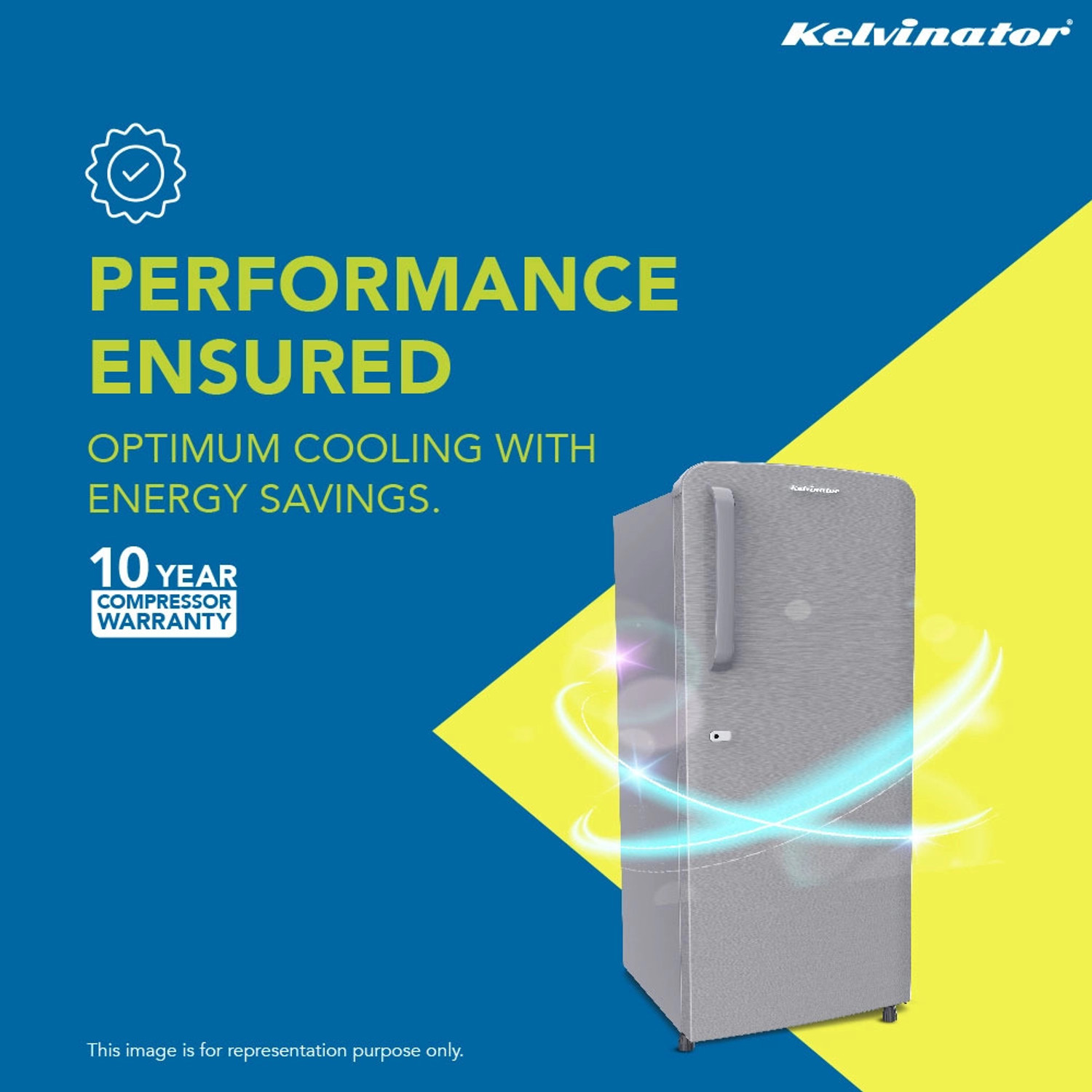 Image of Kelvinator 187 L Direct Cool Single Door 2 Star Refrigerator