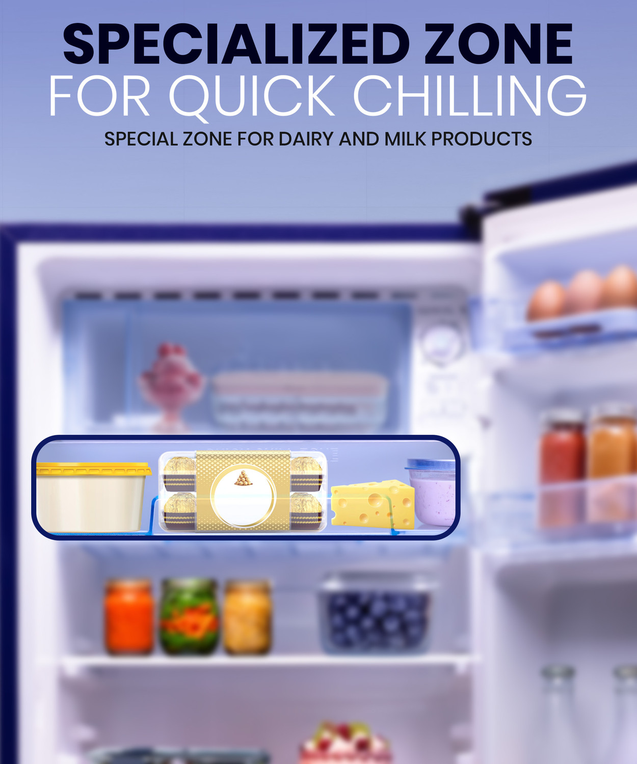 Image of Lloyd by Havells 188 L Direct Cool Single Door 3 Star Refrigerator with Rapid Freeze Technology - Ice in 29 minutes Inverter CompressorFleximax Design