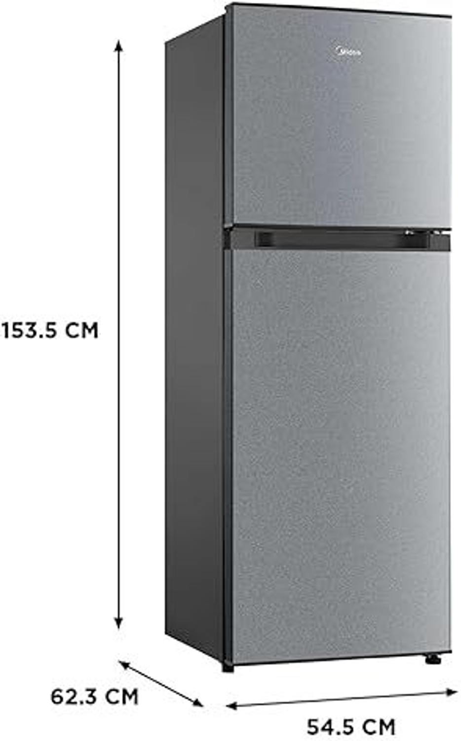 Image of Midea 233 L Frost Free Double Door Top Mount 2 Star Refrigerator