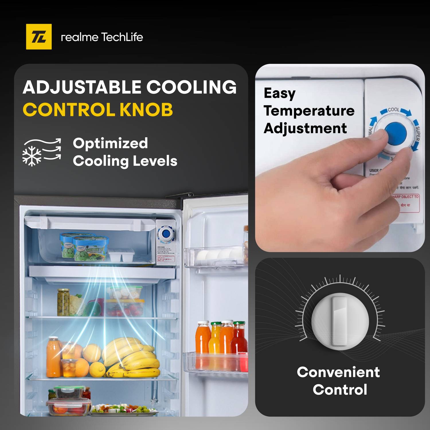 realme TechLife 84L Single Door Refrigerator - Image 5