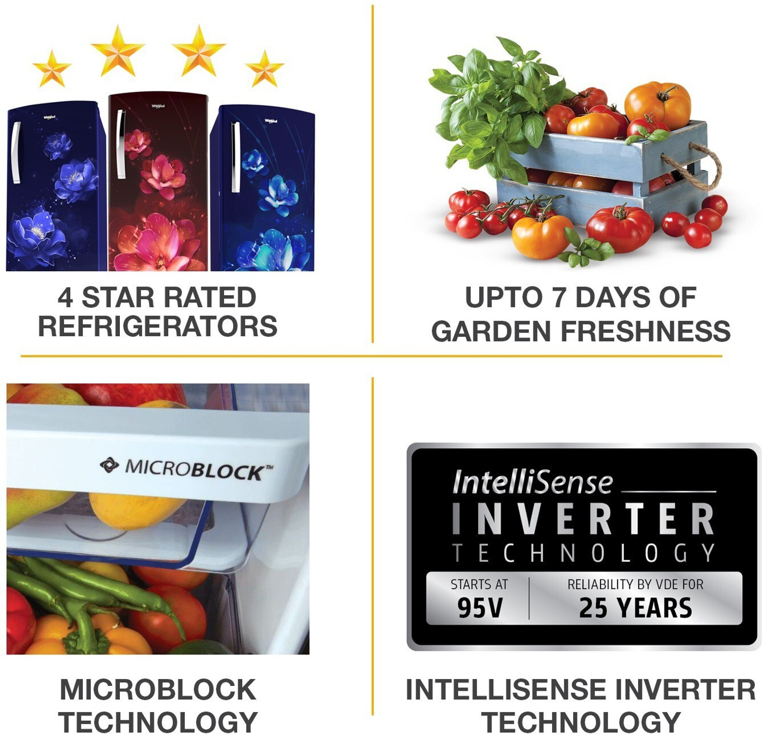 Image of Whirlpool 207 L Direct Cool Single Door 4 Star Refrigerator with Base Drawer