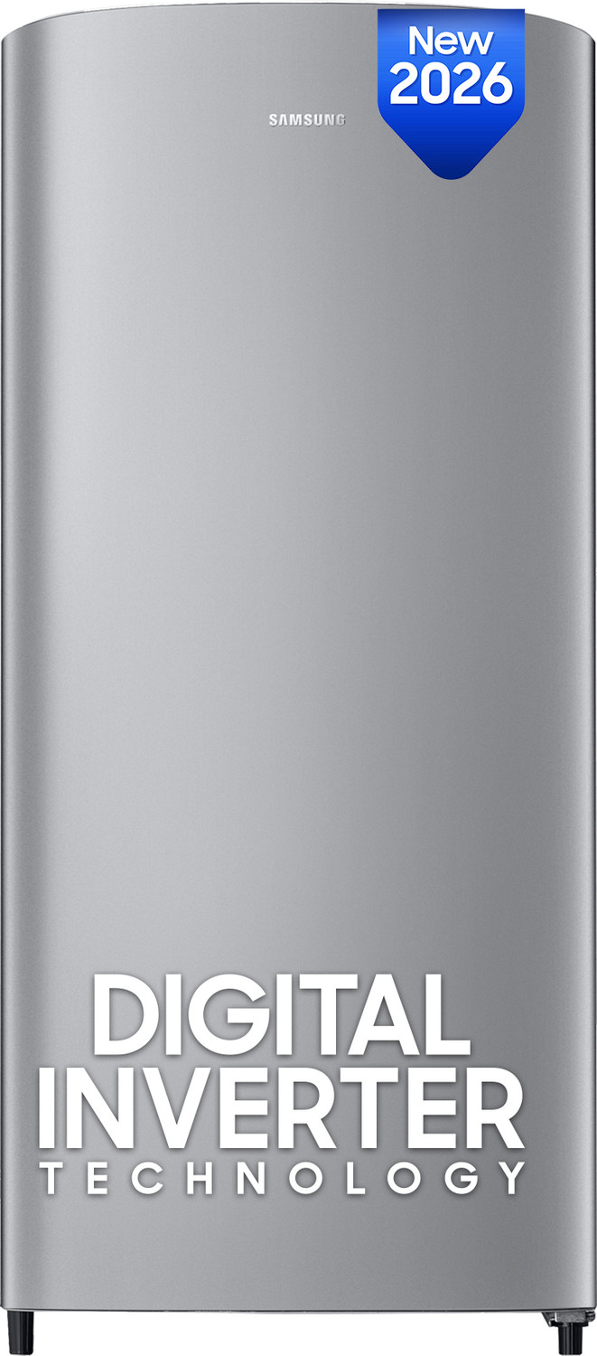 Image of Samsung 183 L Direct Cool Single Door 2 Star Refrigerator with Digital Inverter, Single Touch Defrost, 2026 Model