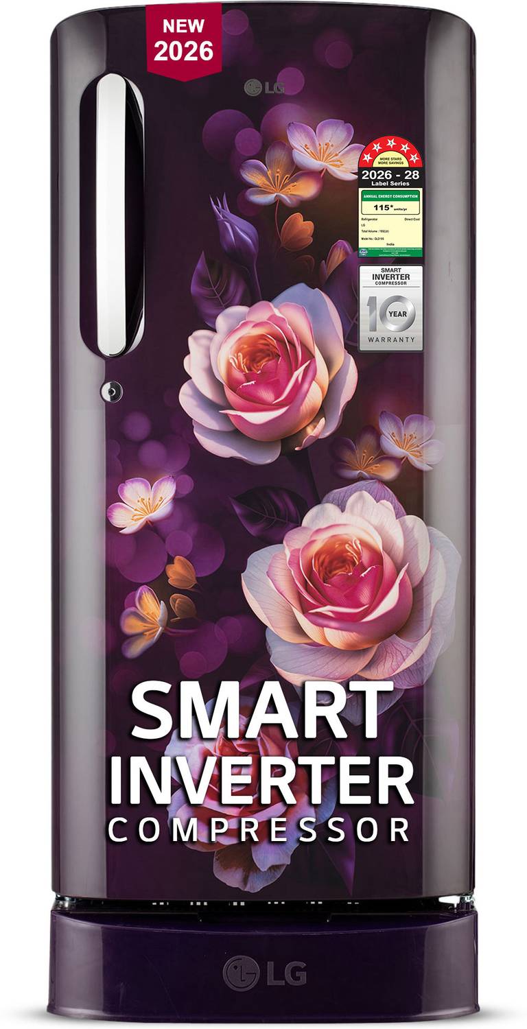 LG 185 L 5-Star Direct Cool Refrigerator with Base Drawer