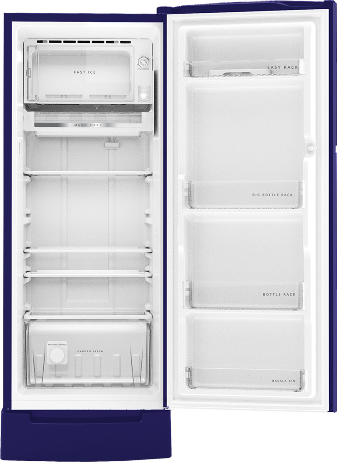 Image of Whirlpool 207 L Direct Cool Single Door 3 Star Refrigerator with Base Drawer