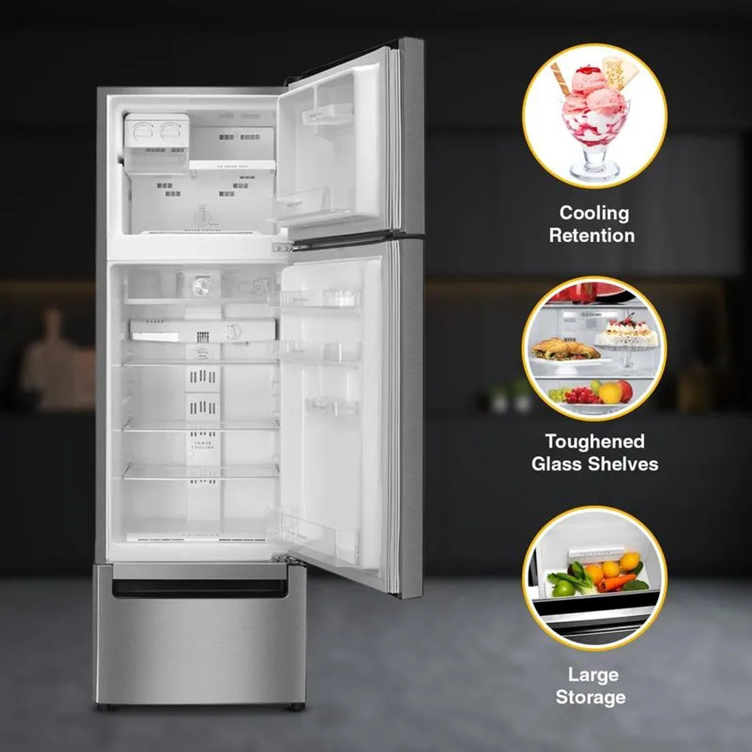 Image of Whirlpool 300 L Frost Free Triple Door 5 Star Refrigerator