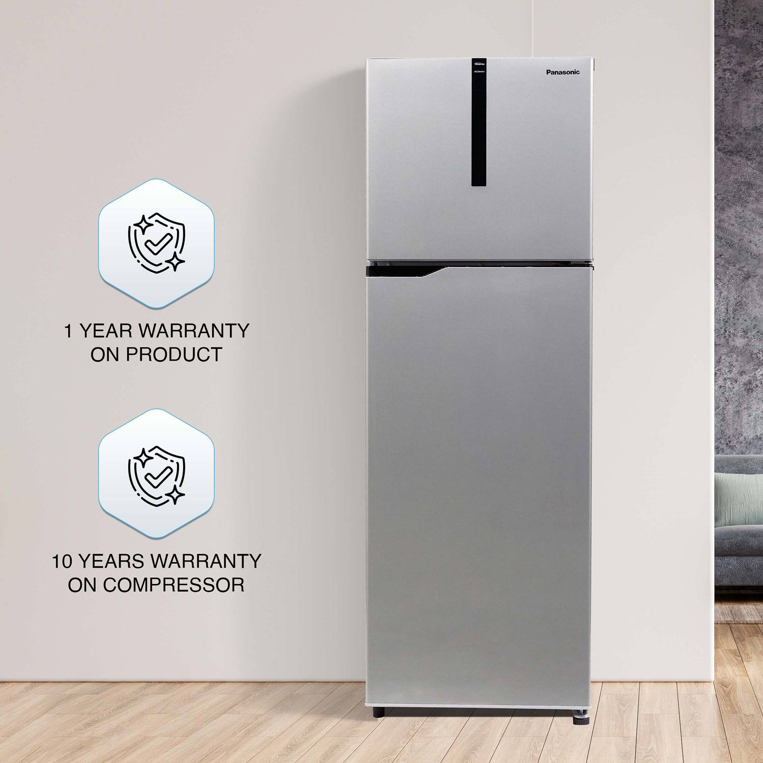 Panasonic 257 L Frost Free Double Door 3 Star Refrigerator Online