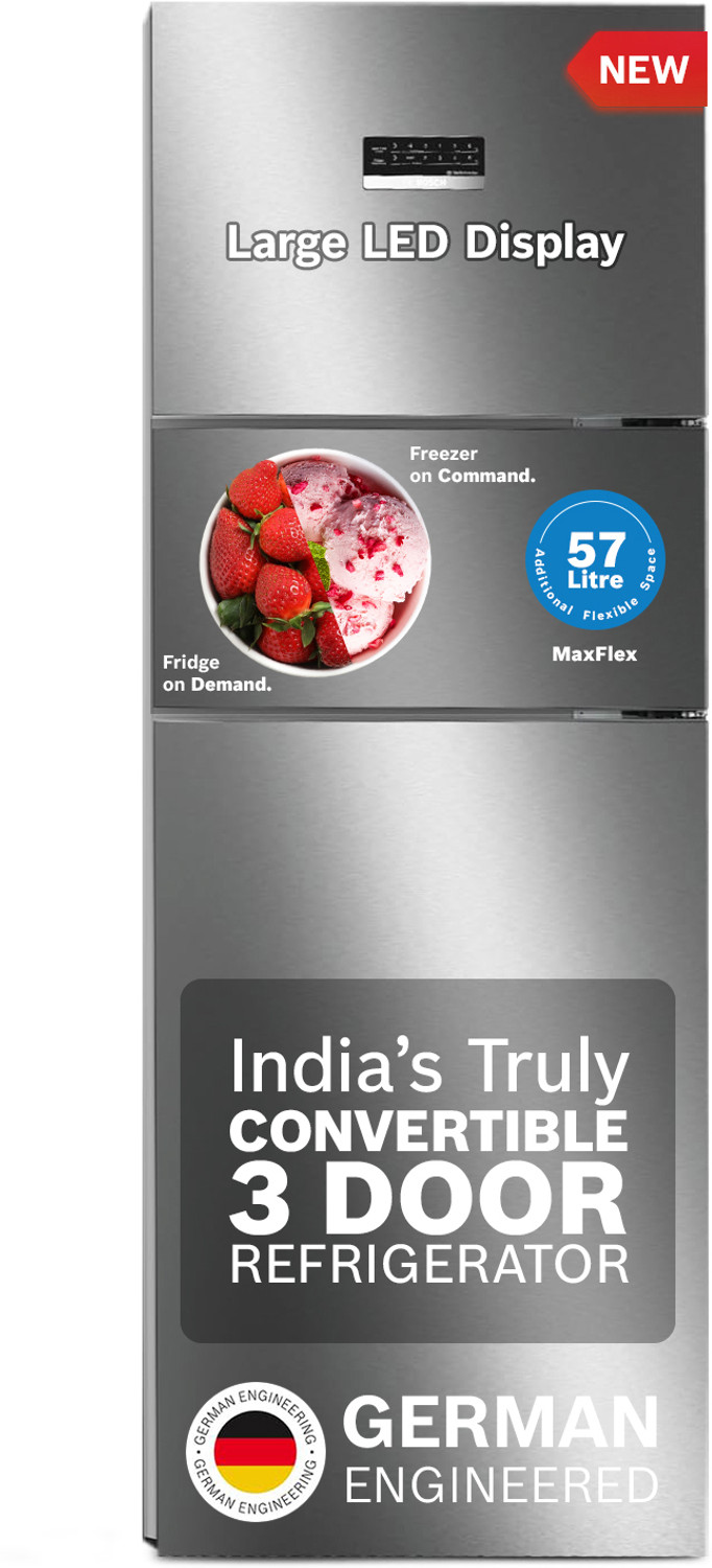 Image of BOSCH 303 L Frost Free Triple Door Refrigerator