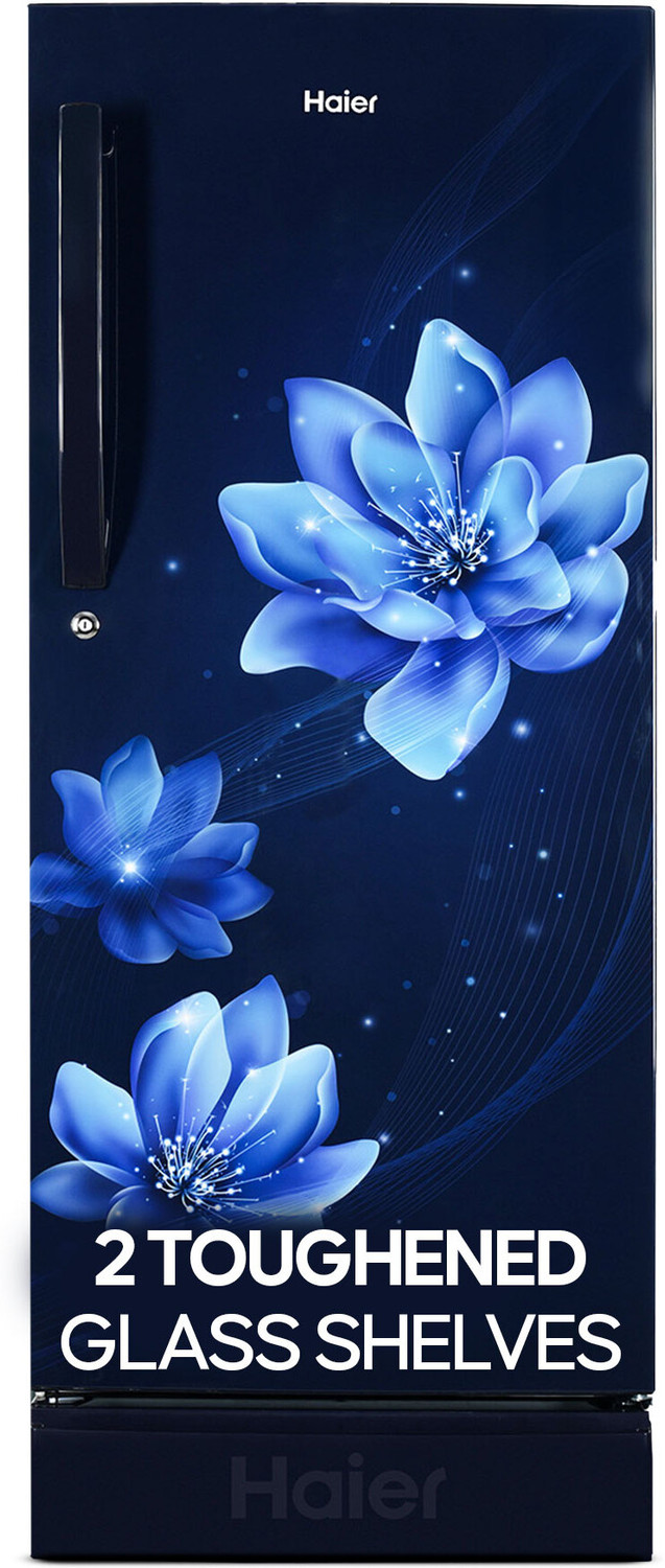 Image of Haier 190 L Direct Cool Single Door 4 Star Refrigerator with Base Drawer with Large Storage Space1 Hour Icing Technology