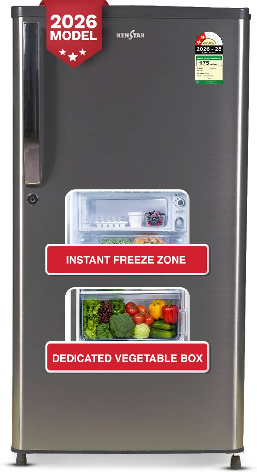 Kenstar 183 L Direct Cool Single Door 2 Star Refrigerator