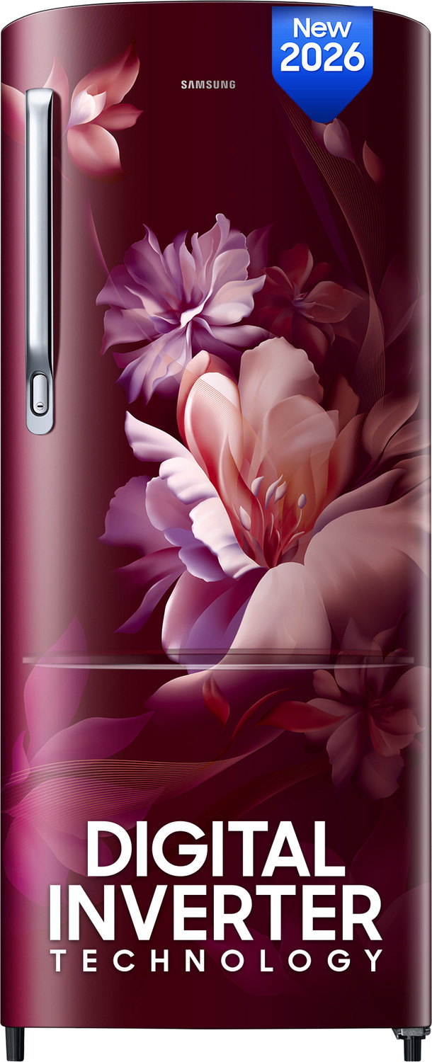 Image of Samsung 223 L Direct Cool Single Door 3 Star Refrigerator with Digital Inverter, Single Touch Defrost, 2026 Model