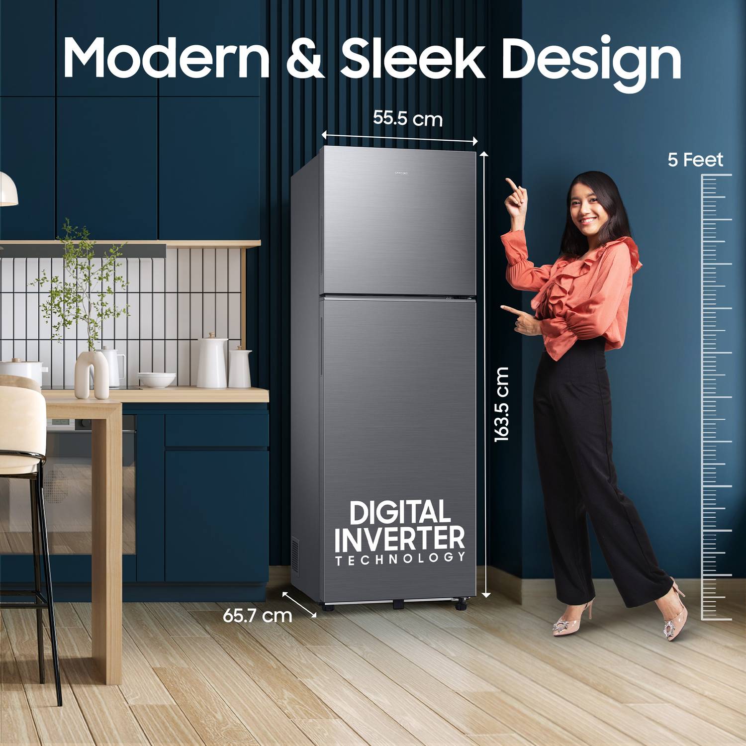 Samsung 256 L Frost Free Double Door Refrigerator 2026 Model - Image 2