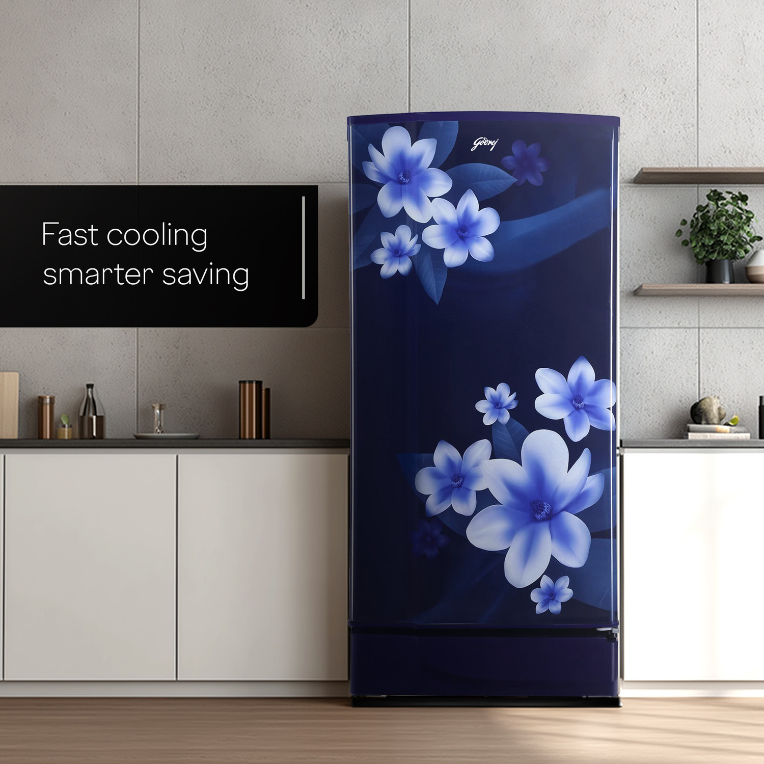 Image of Godrej 180 L Direct Cool Single Door 1 Star Refrigerator with 20L Jumbo Vegetable Tray Advanced Capillary Technology 2.5L Bottle Space