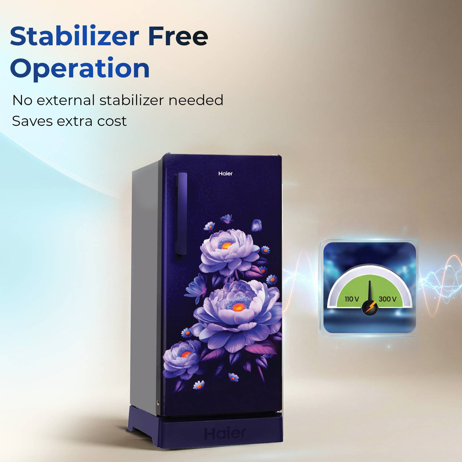 Haier हायर 190 L फ्रिज बेस दराज के साथ - Image 4