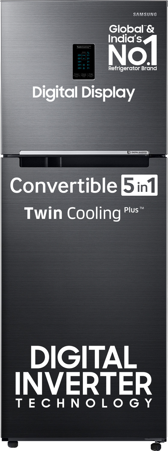Image of Samsung 301 L Frost Free Double Door 3 Star Convertible Refrigerator